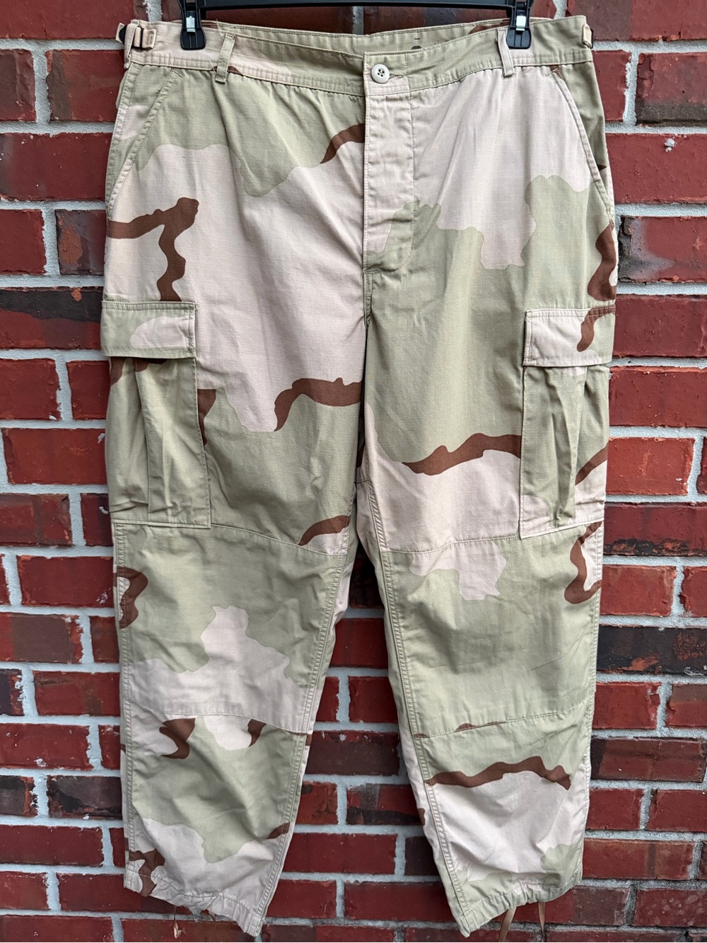 Vintage US Military 3 Color Desert Camo Large-Regular Y2K Cargo Pants P6